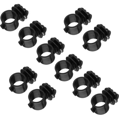 10pièces Isolateurs pour Clôture Électrique Tendeurs de Ruban Accessoires pour Système de Connecteur pour Clôture Isolation pour Poteaux (1/5)