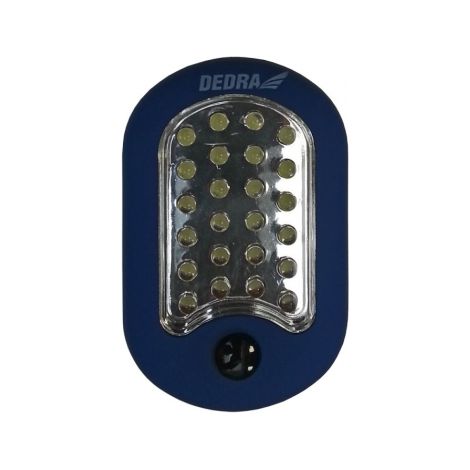 Torcia a LED ovale 24 + 3 con batterie incluse - DEDL1001