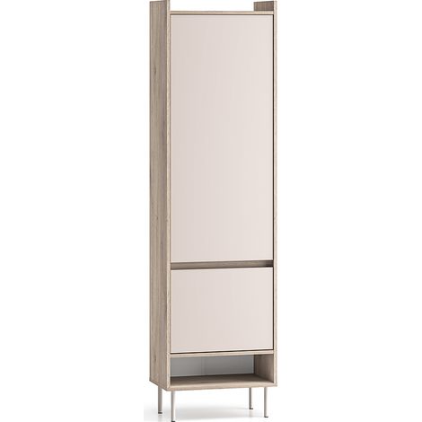 Schrank 2 Türen Eingang Alos Kaschmir und Holz