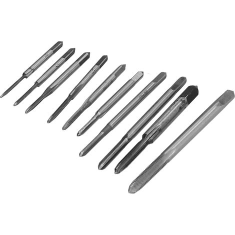 10 Pièces Micro Tarauds Acier Rapide pour Horlogerie et Montres - Jeu de Tarauds Machine Miniature (1/5)