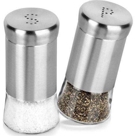 Glass salt and pepper shakers set 140 ml 2 pieces 235492213 (1/5)