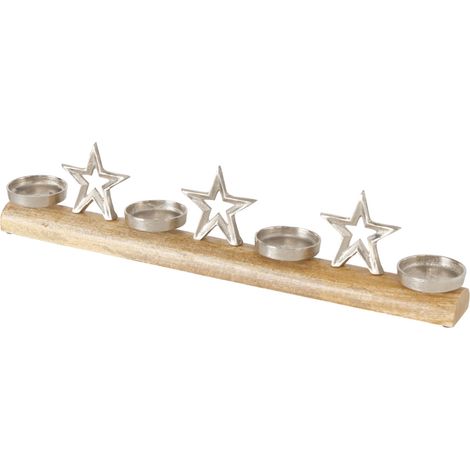 Boltze Kerzenleuchter Cazar (mit 4 Kerzenständern, Länge 60 cm) 2025137 (1/3)