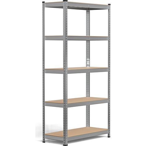 Etagères modulables charges lourdes en métal 5 plateaux ,200x100x50cm (1/5)
