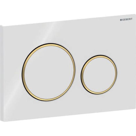 Geeignet für Geberit Sigma20 Einbaupaneele (hellweiß/gold/weiß), Modell: 115.882.KJ.1 (1/4)