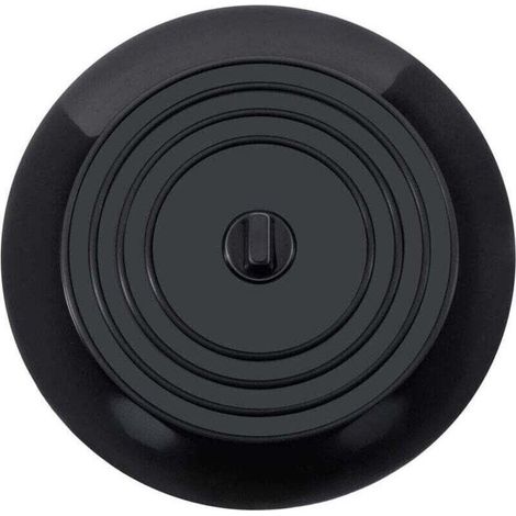Bouchon anti-odeur en silicone noir épaissi et élargi de 15 cm pour évier, siphon de sol, adapté à la cuisine, à la salle de bain et à la buanderie (1/4)