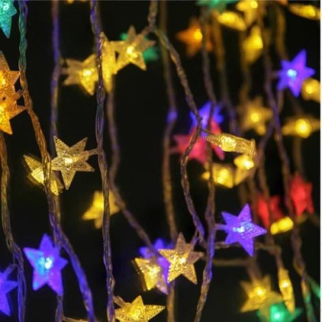 Guirlande lumineuse - - 3m - 20 LED - Multicolore - Rechargeable USB (1/4)