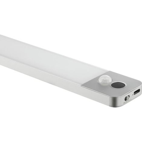 Lampada brilliant 25 cm luce bianca neutra alluminio
