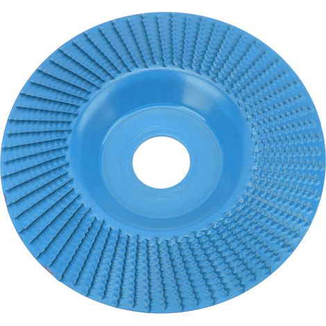 Disque de meulage et façonnage carbure de tungstène résistant à l'usure 125 mm pour ponceuse à bois bleu (1/5)
