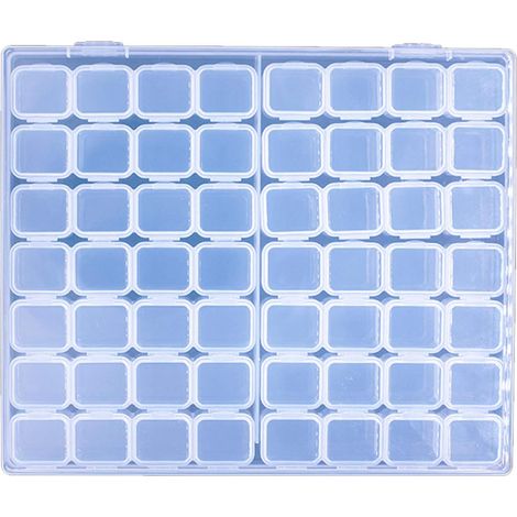 Bote de Tri pour Peinture Diamant Mini Bote de Peinture au Diamant Portable Bote de Rangement Diamant Réglable Stockage de Perles pour Peinture Accessoires de Cas D'organisation de Bijoux (1/5)