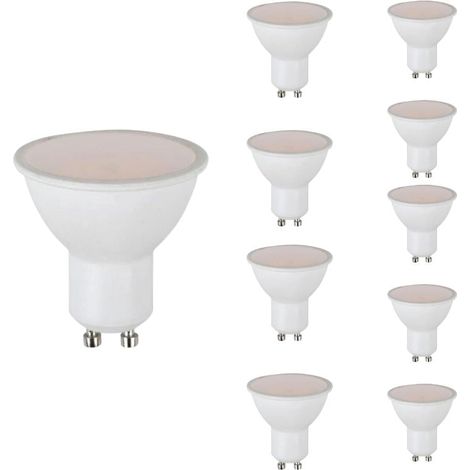 Pack de  10 - Ampoule LED GU10 4.5W 110° - Blanc Froid  - SILUMEN