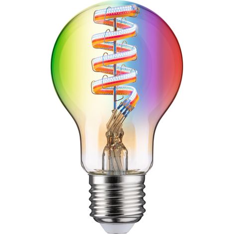 Filament 230V Smart Home Zigbee LED ampoule E27 470lm 6,3W RGBW+ gradable Doré ampoule (1/5)