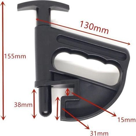 Pinces supérieures pour démonte-pneus automobile – Lot de 2, acier trempé haute résistance, compatibles avec toutes les machines (1/3)