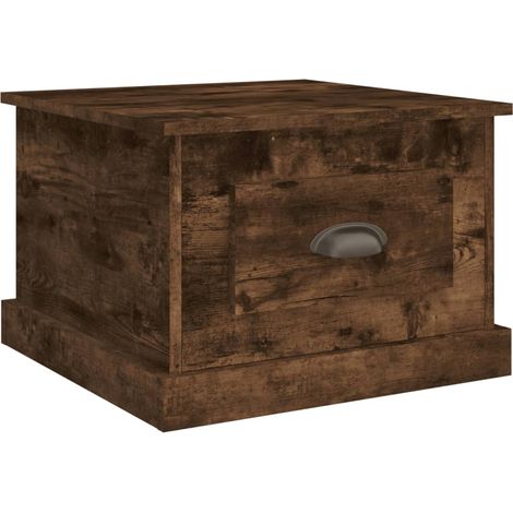 Maison Exclusive - Tavolino da Salotto Rovere Fumo 50x50x35 cm Legno Multistrato