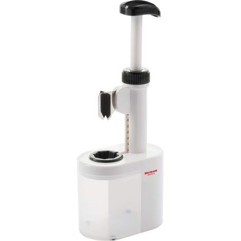 Westmark Denocciolatore per prugne, Per prugne pronte all'uso in cucina, Altezza: 26,5 cm, Plastica/Lame in acciaio inox, Prunus, Bianco/Antracite, 40232260 (1/4)