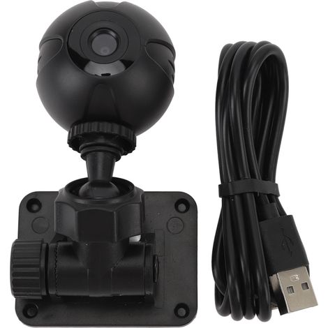 Caméra de sécurité compacte 1080p sans fil WiFi avec vision nocturne, enregistrement en boucle, panoramique et inclinaison, batterie 400 mAh, capteur CMOS, idéale pour le sport (1/5)