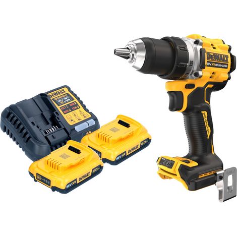 DeWalt DCD 800 D2 Akku Bohrschrauber 18 V 90 Nm Brushless + 2x Akku 2,0 Ah + Ladegerät (1/5)