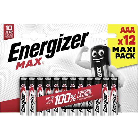 Energizer Max Batteria Ministilo (AAA) Alcalina/manganese 1.5 V 12 pz.