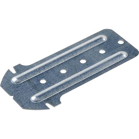 Suspente acier galvanisé pour fourrures type 18/45 Long 85mm – Boîte de 100 – Épaisseur 75/100 pour chantiers humides