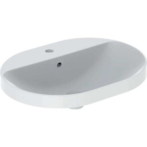 Geberit VariForm Einbauwaschtisch elliptisch, 600x450mm, mit (1/5)