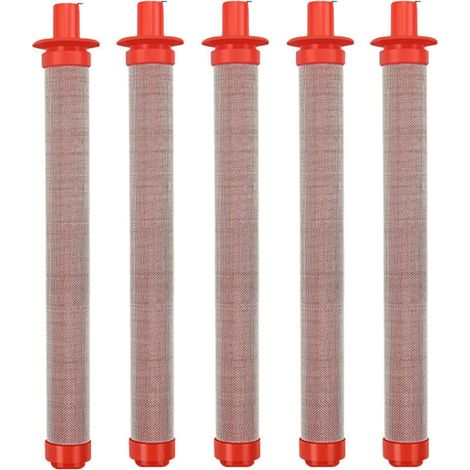 Lot de 5 filtres pour pistolet pulvérisateur - Accessoires pour machine de pulvérisation - Pièces de peinture sans air - 200 mailles