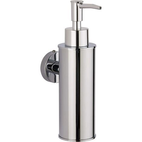 Dispenser per sapone Wandseifenspender in acciaio 304 (rotondo, placcato) per bagno, cucina e decorazione interna (1/5)