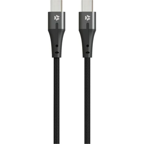 Cable SGS USB-C USB-C 2 metros Plata 20W
