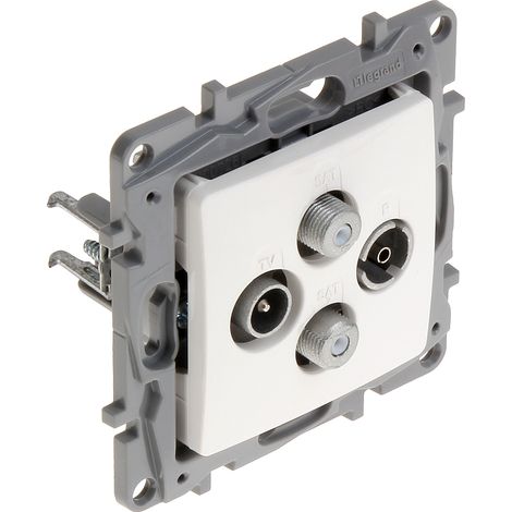 PRISE TERMINALE LE-764566 R-TV + 2xSAT Niloe LEGRAND