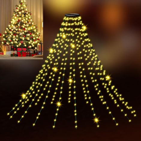 2m (Blanche Chaude) Guirlande Lumineuse Sapin de Noël 400LED Branches de Guirlande Sapin de Noël Lumineux Guirlande Lumineuse Noël Exterieure Intérieur Guirlande Electrique Sapin (1/5)