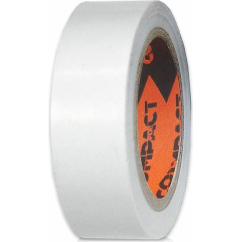 Cinta aislante compact PVC 20 mm 25 m resistente agua