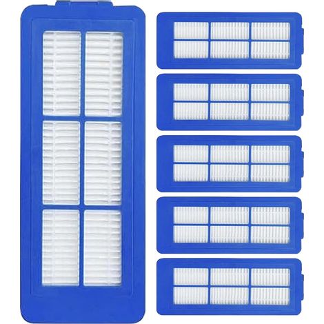 Filtri di ricambio (confezione da 5) per aspirapolvere ibridi Eufy RoboVac 11S, 15C, 30C, G10 e G30 (1/5)
