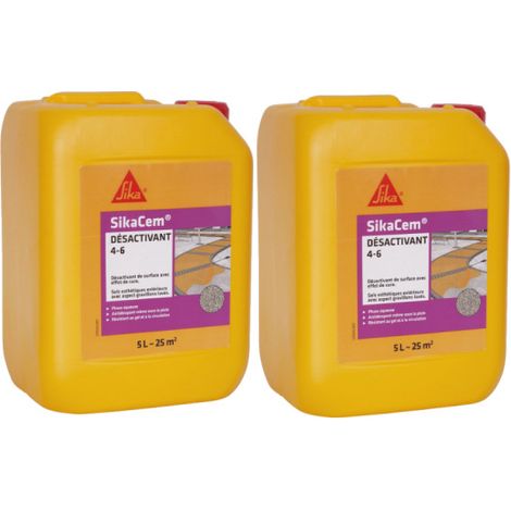 2er-Set Oberflächenentspanner - SIKA - SikaCem - 4-6 - 5L (1/3)