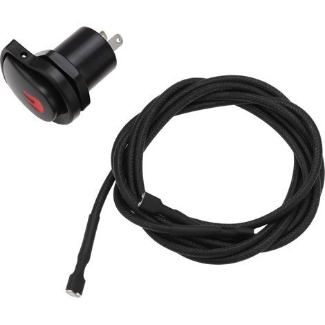 Grill Electronic Ignition Switch Button with Wire Compatible with Char Broil Grill (1/5)