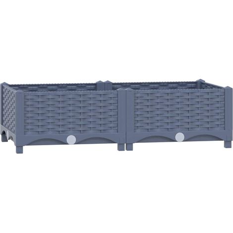 Maison Exclusive - Fioriera Rialzata 80x40x23 cm in Polipropilene (1/5)
