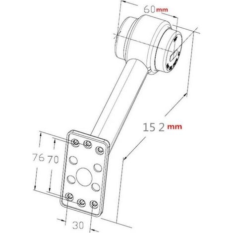 Bardusch Jeu de 2 feux de position latéraux à LED, blanc et rouge, feux indicateurs de position 12V-30V pour camions, remorques et caravanes (1/3)
