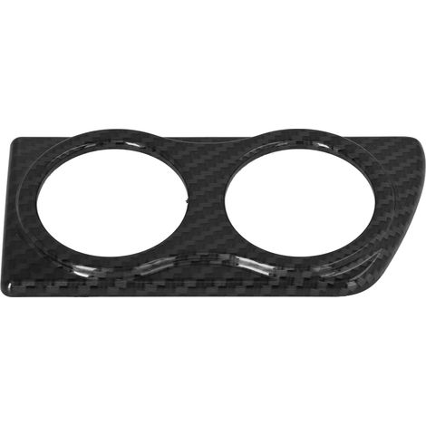 Cache cadre double compteur aération ABS style carbone pour Vauxhall Astra VXR MK5 habillage calage 52 mm (1/5)