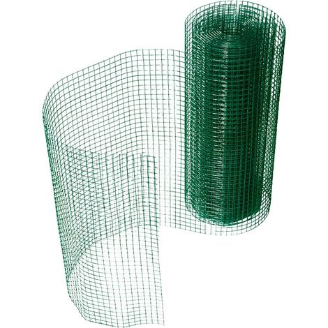 Green Garden Fence  Choice of Sizes  15mm Square Mesh  Weatherproof  DIY, 1m x 3m (1/4)
