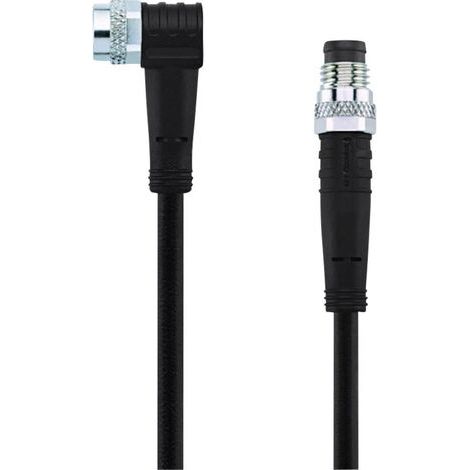 Câble de connexion M8 pour capteurs/actionneurs Automation Line Escha AL-SWKP4-2-AL-SSP4/S370 8044026 Pôle: 4 Contenu (1/5)