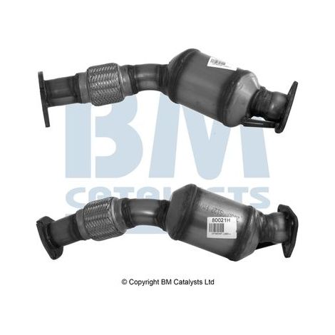 Catalyseur BM Catalysts BM80021H AUDI 1099178 2009560 3B0131087AX 3B0131087QX