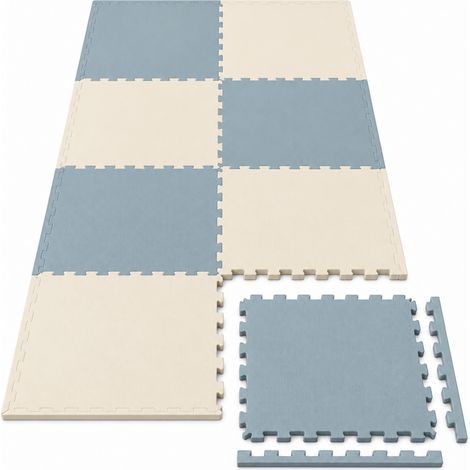 8 Pezzi Tappeto Gioco Bambini - Piastrelle Puzzle EVA 50x50 Pavimento Protettivo (1/5)