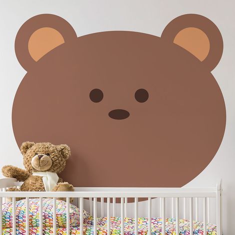 Papier peint intissé pré-encollé fresques géantes - OURSON - 57x60cm (1/5)