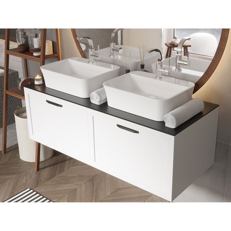 Vasque à poser blanc mat ASSOS S LINE (1/3)