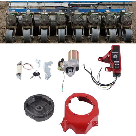 Kit de Démarrage Électrique GX160 2KW 3KW avec Moteur, Volant et Grand Cachet pour Générateur Essence 168F 170F (1/5)