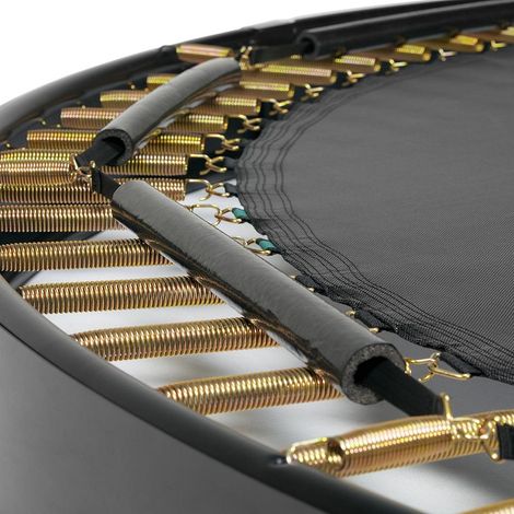 Trampolín Salta Royal Baseground negro Ø427 cm seguro