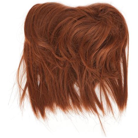 Lässiger Dutt für Damen, eleganter hoher Pferdeschwanz, synthetisches Haarteil für Cosplay, Tanz, Party Q17-12 (1/5)
