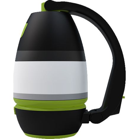 Lanterne camping LED verte rechargeable lumière forte portable ABS matériau lampe urgence extérieure design réglable (1/5)