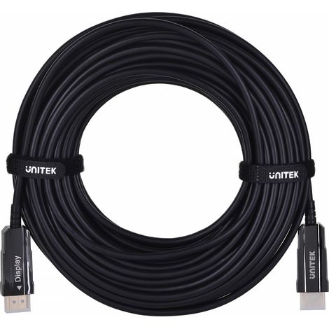 CÂBLE HDMI OPTIQUE UNITEK HDMI 2.0 AOC 4K 60HZ 20M (1/4)