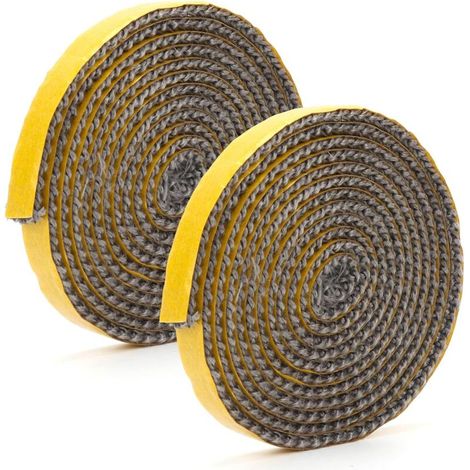 Joint insert cheminée 15mm – Lot de 2 pièces – Fibre de verre résistante jusqu'à 600 °C – Pour poêles à bois et granulés (1/5)