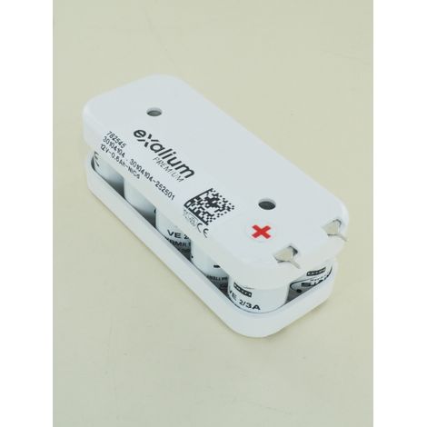 Batterie Saft 12V 10VE 2/3A 600mA NiCd Flasque