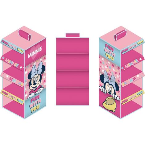 Filiyano-Rangement suspendu pour vêtements Minnie Mouse de Disney avec 4 compartiments