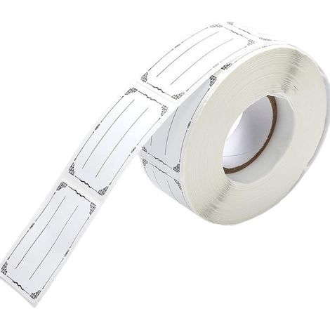 1 rouleau d'étiquettes pour congélateur - imperméables et résistantes à l'huile, autocollants adhésifs basse température, écrits à la main. (1/5)